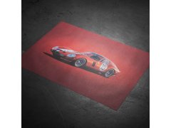 Automobilist Posters | Ferrari 250 GTO - Colours of Speed - 24 Hours of Le Mans - 1962 - Red | Unlimited Edition 3