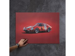 Automobilist Posters | Ferrari 250 GTO - Colours of Speed - 24 Hours of Le Mans - 1962 - Red | Unlimited Edition 5
