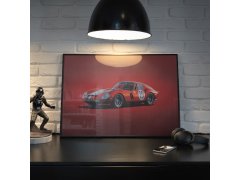 Automobilist Posters | Ferrari 250 GTO - Colours of Speed - 24 Hours of Le Mans - 1962 - Red | Unlimited Edition 6