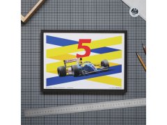 Automobilist Posters | Williams Racing - Red Five - F1® World Drivers´ & Constructors´ Champion - 1992 | Mini Poster 3