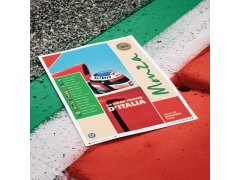 Automobilist Posters | Monza Circuit - 100 Years Anniversary - 1993 | Limited Edition 9