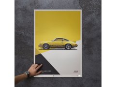 Automobilist Posters | Porsche 911 RS - 1973 - Yellow, Classic Edition, 40 x 50 cm 5