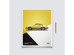 Automobilist Posters | Porsche 911 RS - 1973 - Yellow, Classic Edition, 40 x 50 cm