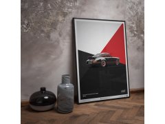 Automobilist Posters | Porsche 911 RS - 1973 - Black, Mini Edition, 21 x 30 cm 7