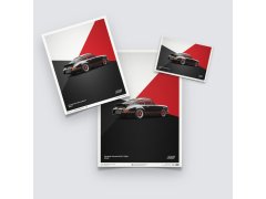 Automobilist Posters | Porsche 911 RS - 1973 - Black, Classic Edition, 40 x 50 cm 8