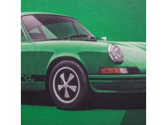 Automobilist Posters | Porsche 911 RS - 1973 - Green, Classic Edition, 40 x 50 cm 4