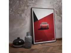 Automobilist Posters | Porsche 911 RS - 1973 - Red, Mini Edition, 21 x 30 cm 6