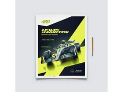 Automobilist Posters | Mercedes-AMG Petronas F1 Team - Lewis Hamilton - 2022, Classic Edition, 40 x 50 cm