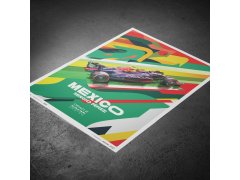 Automobilist Posters | Oracle Red Bull Racing - Sergio Pérez - Mexican Grand Prix - 2022, Limited Edition of 200, 50 x 70 cm 2