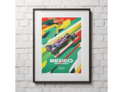 Automobilist Posters | Oracle Red Bull Racing - Sergio Pérez - Mexican Grand Prix - 2022, Mini Edition, 21 x 30 cm 3