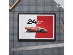 Automobilist Posters | Porsche 917 - Salzburg - 24 Hours of Le Mans - 1970, Classic Edition, 40 x 50 cm 4