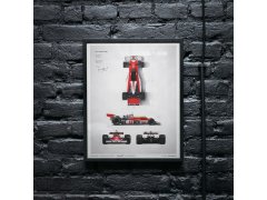 Automobilist Posters | McLaren M23 - James Hunt - Blueprint - Japanese GP - 1976, Classic Edition, 40 x 50 cm 8
