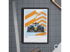 Automobilist Posters | McLaren x Gulf - Lando Norris - 2021, Mini Edition, 21 x 30 cm 8