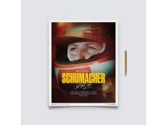 Automobilist Posters | Michael Schumacher - Keep Fighting - 2023, Classic Edition, 40 x 50 cm