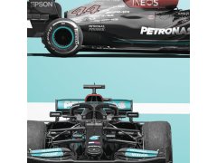 Automobilist Posters | Mercedes-AMG Petronas F1 Team - F1 W12 E Performance - Blueprint - 2021, Classic Edition, 40 x 50 cm 3