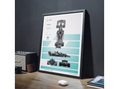 Automobilist Posters | Mercedes-AMG Petronas F1 Team - F1 W12 E Performance - Blueprint - 2021, Classic Edition, 40 x 50 cm 7