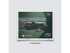 Automobilist Posters | Bentley Speed Six - 24h Le Mans - 100th Anniversary - 1929, Classic Edition, 40 x 50 cm