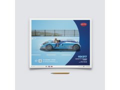Automobilist Posters | Bugatti Type 57G "Tank" - 24h Le Mans - 100th Anniversary - 1937, Classic Edition, 40 x 50 cm