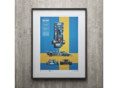 Automobilist Posters | Tyrrell - P34 - Blueprint - 1976, Limited Edition of 200, 50 x 70 cm 7