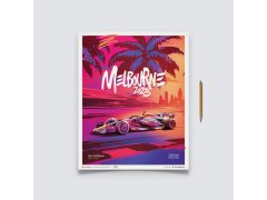 Automobilist Posters | Oracle Red Bull Racing - Melbourne - 2023, Classic Edition, 40 x 50 cm