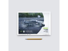 Automobilist Posters | McLaren F1 GTR - 24h Le Mans - 100th Anniversary - 1995, Mini Edition, 21 x 30 cm