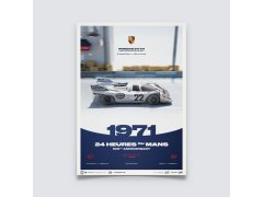Automobilist Posters | Porsche 917 KH - 24h Le Mans - 100th Anniversary - 1971, Limited Edition of 200, 50 x 70 cm