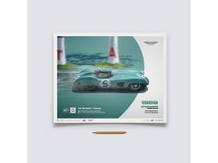 Automobilist Posters | Aston Martin DBR1/300 - 24h Le Mans - 100th Anniversary - 1959, Classic Edition, 40 x 50 cm