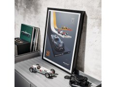 Automobilist Posters | McLaren Racing - The Triple Crown - 60th Anniversary, Mini Edition, 21 x 30 cm 8