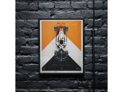 Automobilist Posters | McLaren Formula 1 Team - Lando Norris - The Triple Crown Livery - 60th Anniversary - 2023, Large, 50 x 70 cm 7