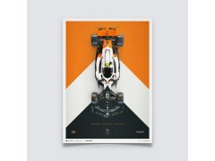 Automobilist Posters | McLaren Formula 1 Team - Lando Norris - The Triple Crown Livery - 60th Anniversary - 2023, Large, 50 x 70 cm