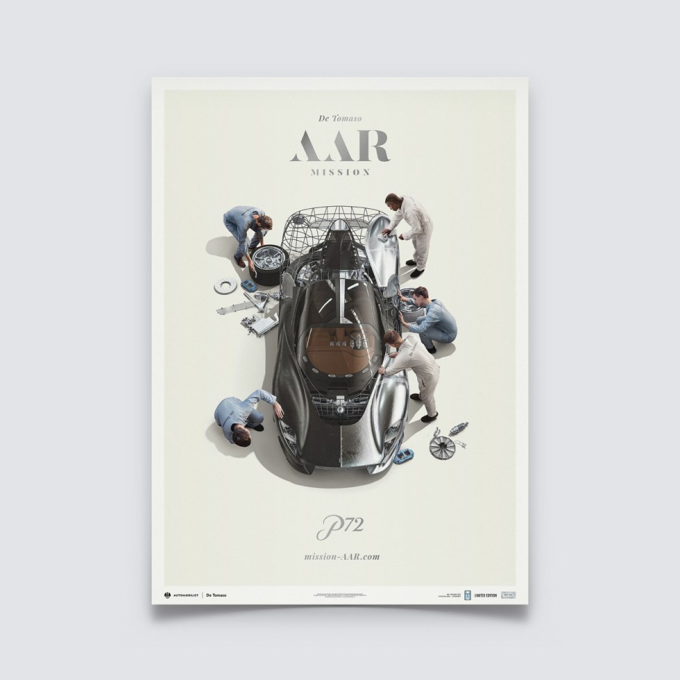 De Tomaso - Mission AAR - Craftsmanship and Collaboration | Limited Edition - Další zboží F1 Plakáty