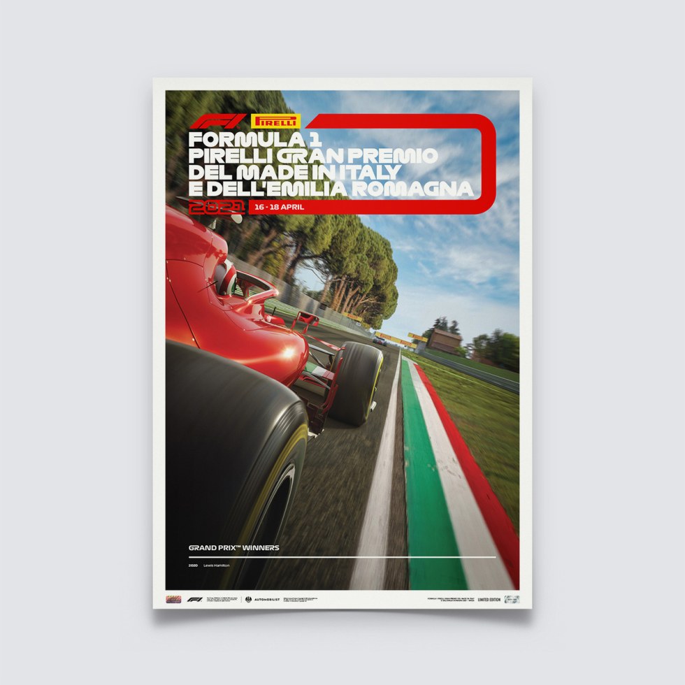 Formula 1® Pirelli Gran Premio dell’Emilia Romagna 2021 | Limited Edition - Další zboží F1 Plakáty