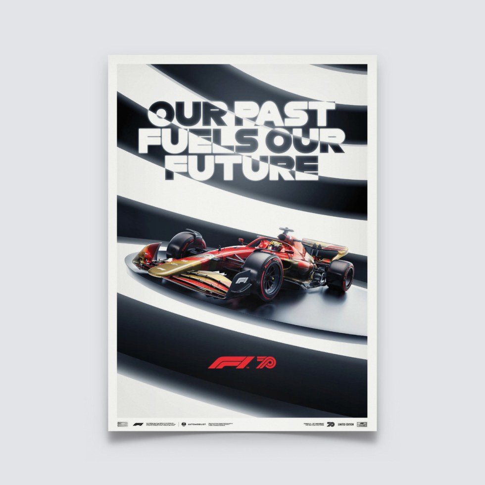 FORMULA 1® OUR PAST FUELS OUR FUTURE - 70TH ANNIVERSARY | Limited Edition - Další zboží F1 Plakáty