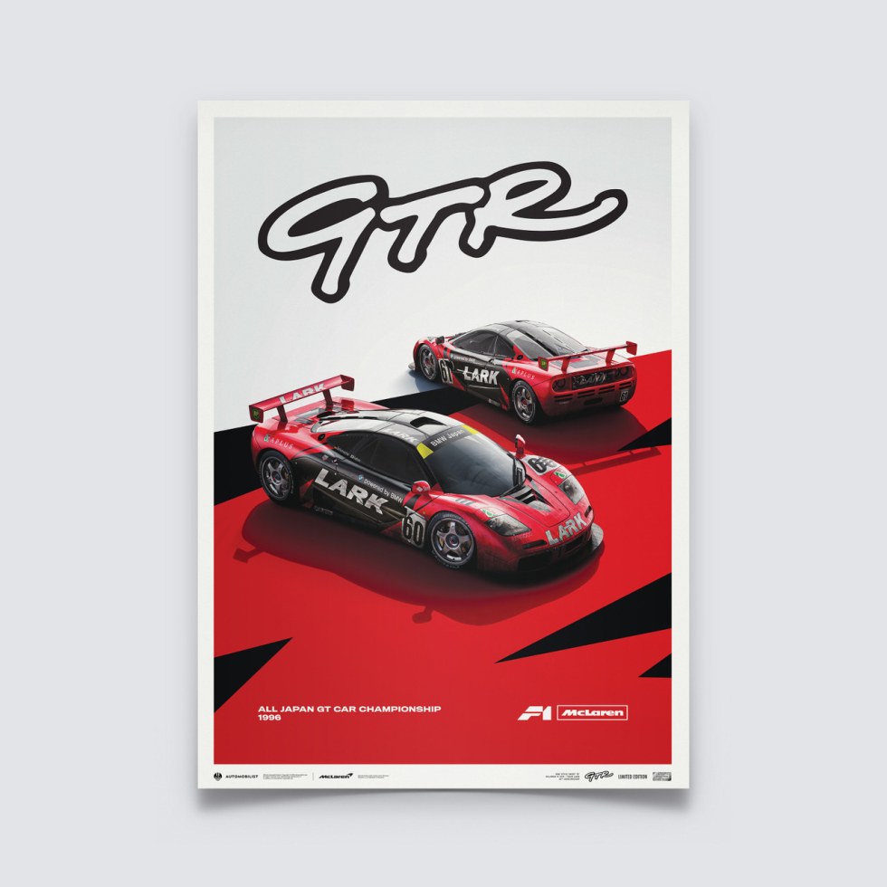 McLaren F1 GTR - Team LARK - 1996 | Limited Edition - Další zboží F1 Plakáty