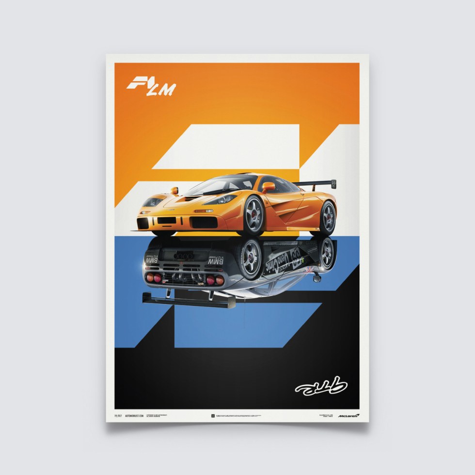 Automobilist Posters | McLaren F1 LM / GTR | Unlimited Edition - Další zboží F1 Plakáty