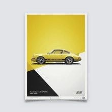 Porsche 911 RS - Yellow - Limited Poster - Další zboží F1 Plakáty