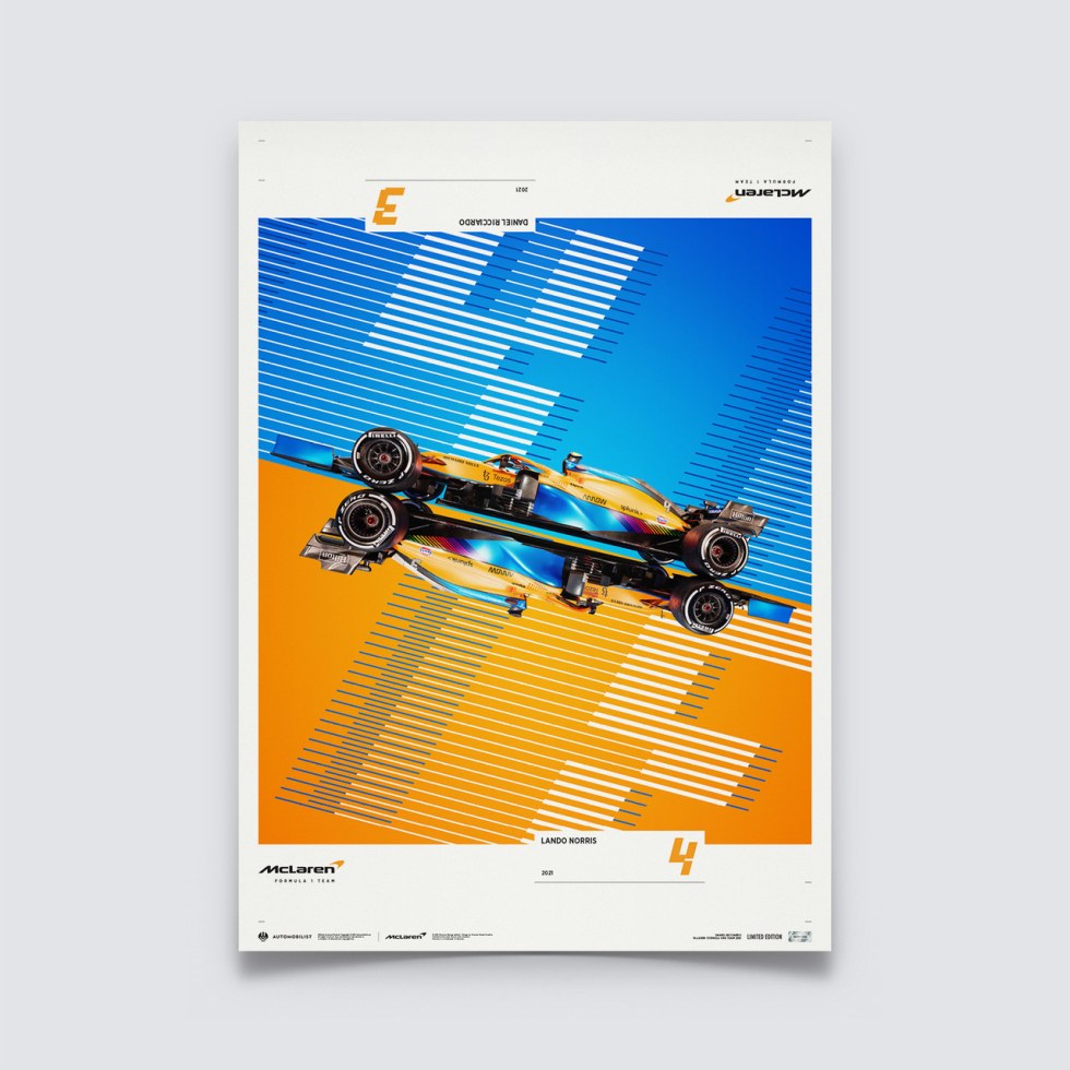 McLaren Formula 1 Team - 2021 Season | Limited Edition - Další zboží F1 Plakáty