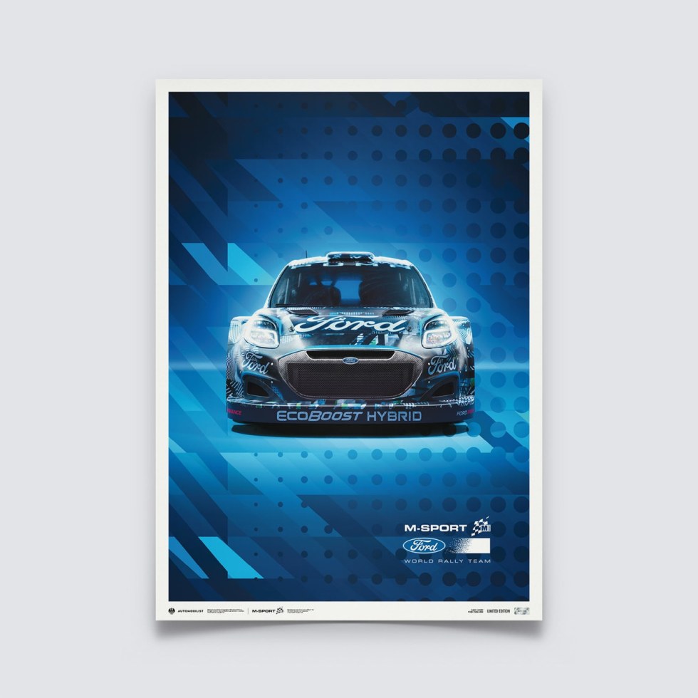 M-Sport Ford Puma Hybrid Rally1 WRC - 2022 | Limited Edition - Další zboží F1 Plakáty
