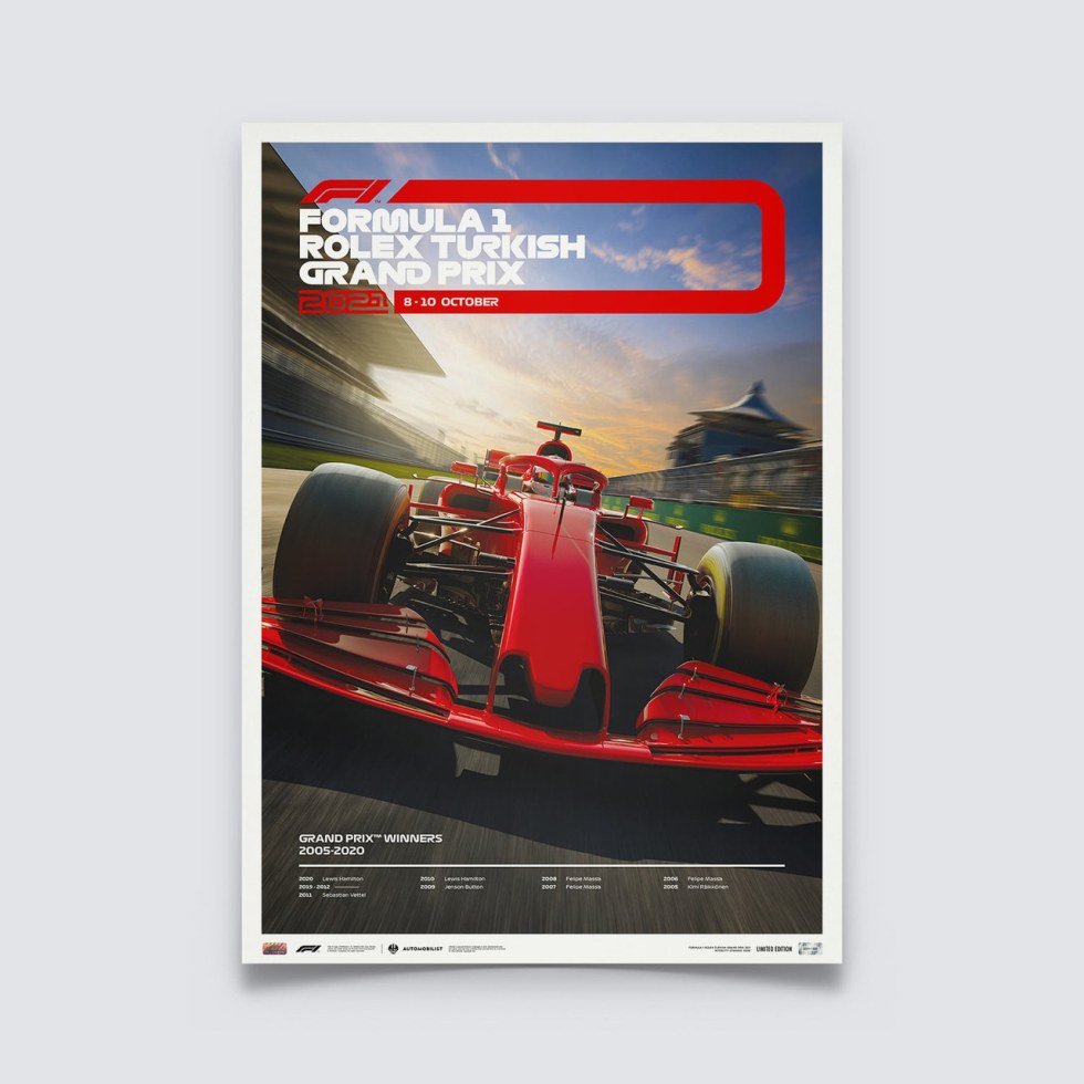 Formula 1® Rolex Turkish Grand Prix | Limited Edition - Další zboží F1 Plakáty