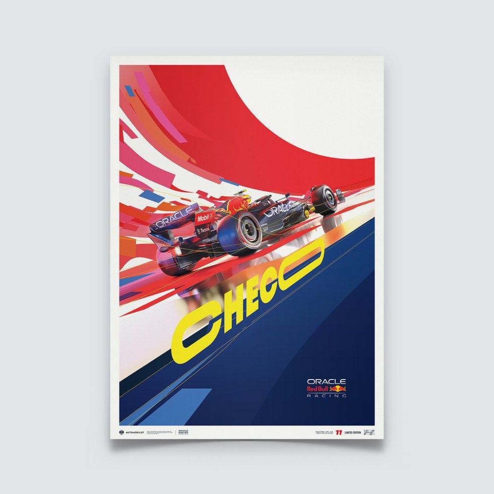 Automobilist Posters | Oracle Red Bull Racing - Sergio Pérez - 2022 | Limited Edition - Další zboží F1 Plakáty