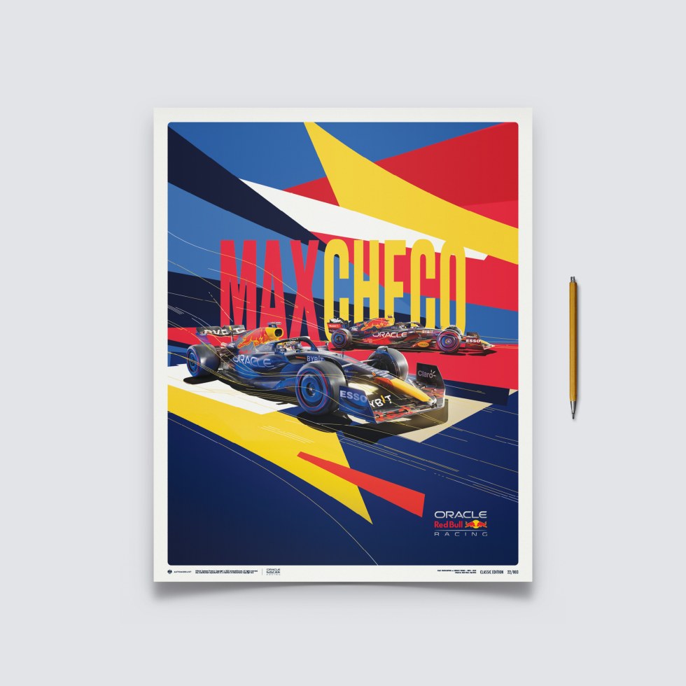 Automobilist Posters | Oracle Red Bull Racing - Team - 2022, Classic Edition, 40 x 50 cm - Další zboží F1 Plakáty