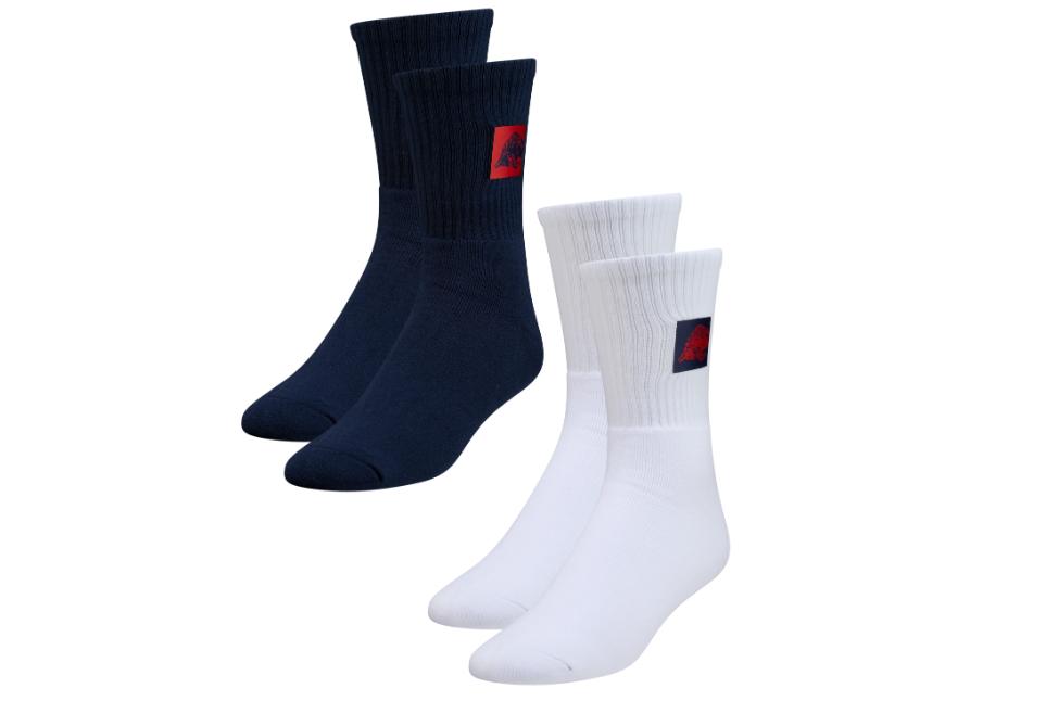 Red Bull Ring ponožky 2 páry bílé a&nbsp;modré - Další zboží F1 Ponožky