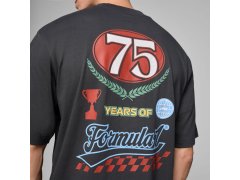 Formula 1 F1 2025 pánské tričko s potiskem 75 let černé 7