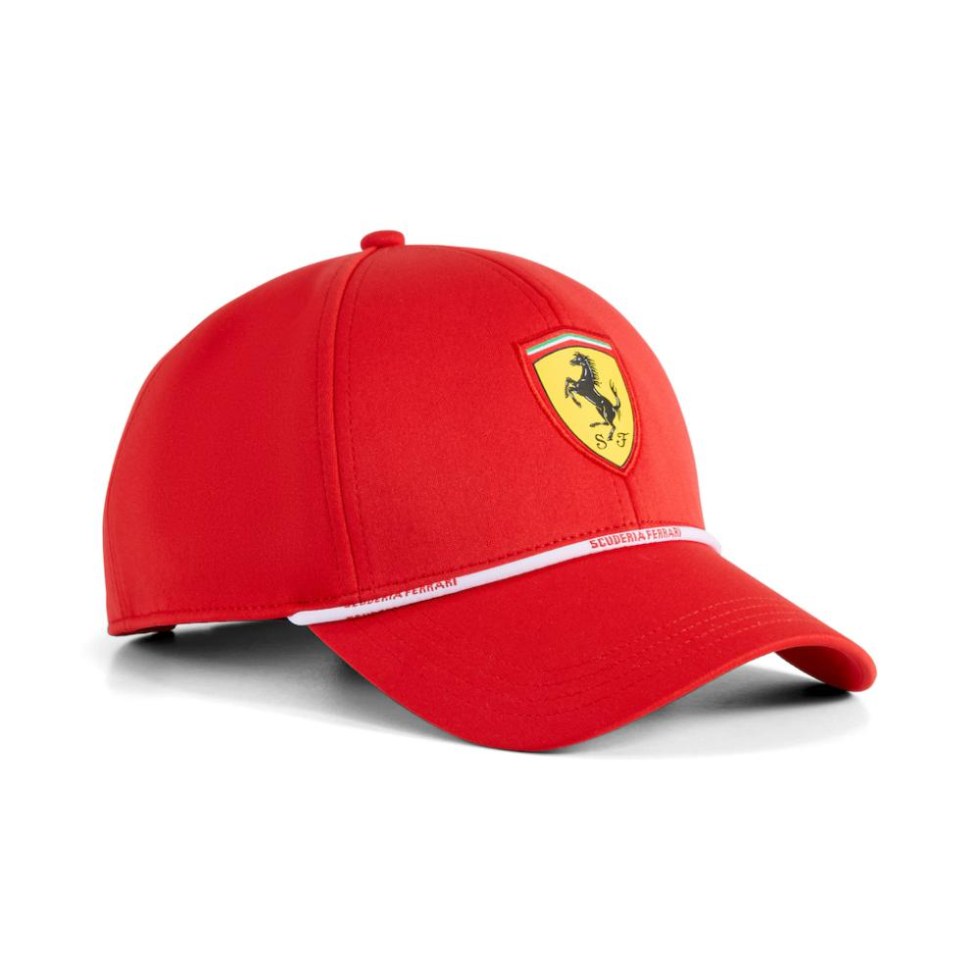 Ferrari F1 2026 BB kšiltovka Classic s bílým proužkem červená