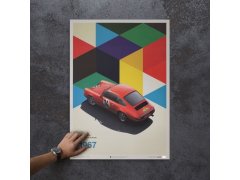 Porsche 911R - Red - Marathon de la Route - 1967 - Limited Poster 4