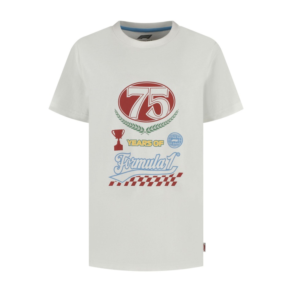 Formule 1 dětské tričko Legacy Graphic white F1 Team 2025 - F1 dětské oblečení