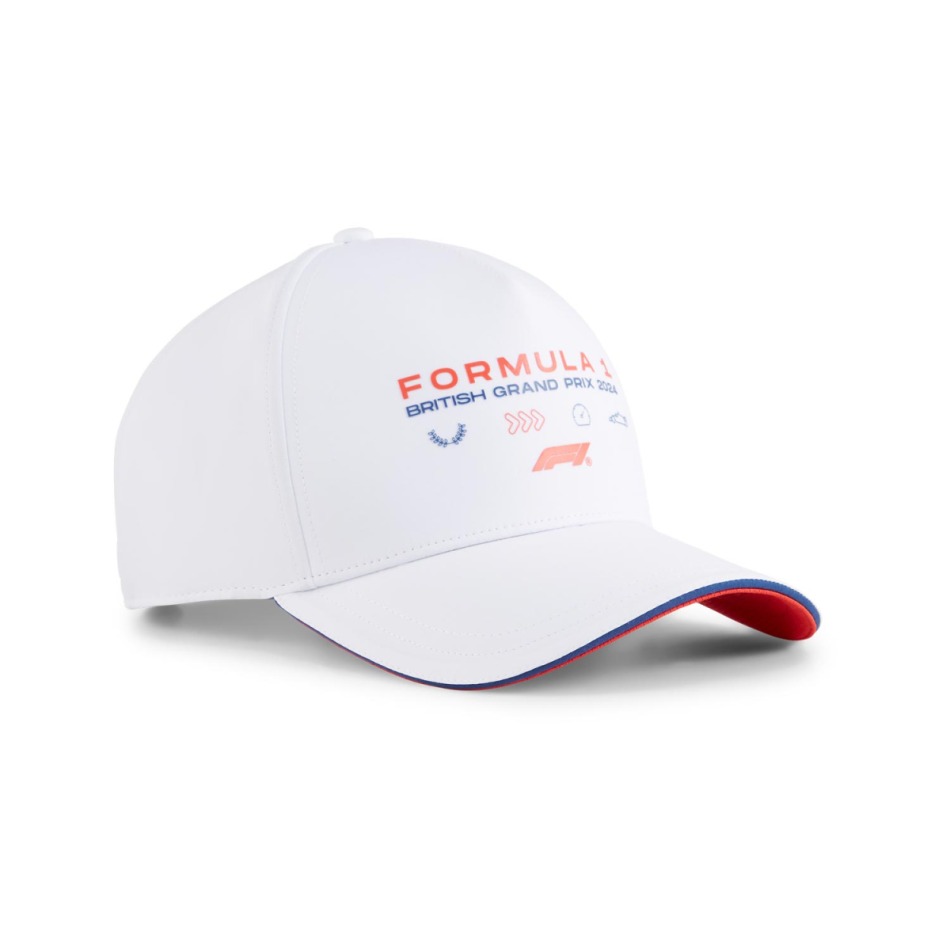 Formule 1 čepice baseballová kšiltovka Silverstone GP white F1 Team 2024 - F1 kšiltovky, čepice, rukavice