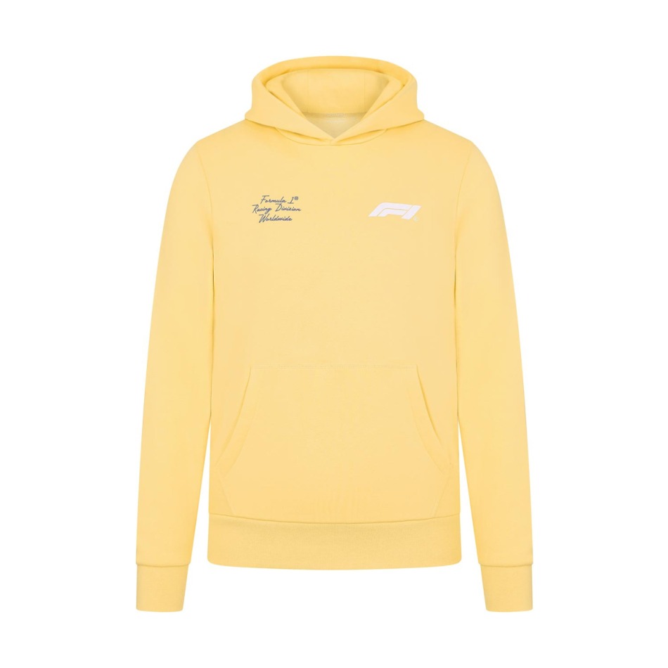 Formule 1 pánská mikina s&nbsp;kapucí RDW Hoody Pale Banana F1 2024 - F1 mikiny, bundy