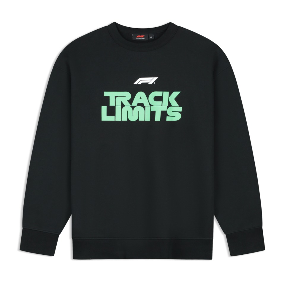 Formule 1 pánská mikina Track Limits Graphic black 2026 - F1 mikiny, bundy