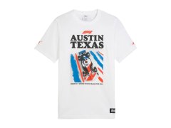 Formule 1 pánské tričko Austin GP white 2025 7580607